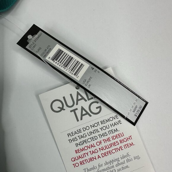 Tahari‎ Women's NWT Turquoise Linny Business Career Shift Dress 4/C34 - Picture 8 of 16